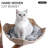 Real Solid Wood Cat Tree with Toy Ball & Basket-1158957599