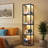 67" Column Floor Lamp With Remote&APP and Built-in LED Lights