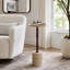 Table haute en travertin Braxton Comino-844963322