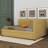 Ayob Upholstered Linen Daybed with Trundle Bed-838996856