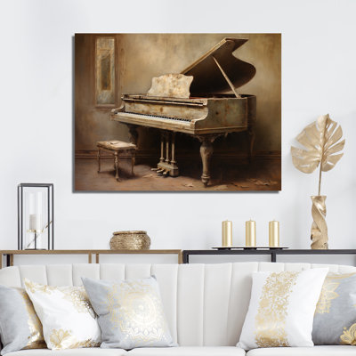 Piano Pianos Past - Piano Wall Art Living Room