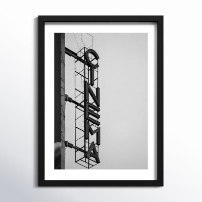 Cinema Marquee Sign Photo Print