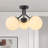 Janto 3-Light Glass Semi Flush Mount-825938346
