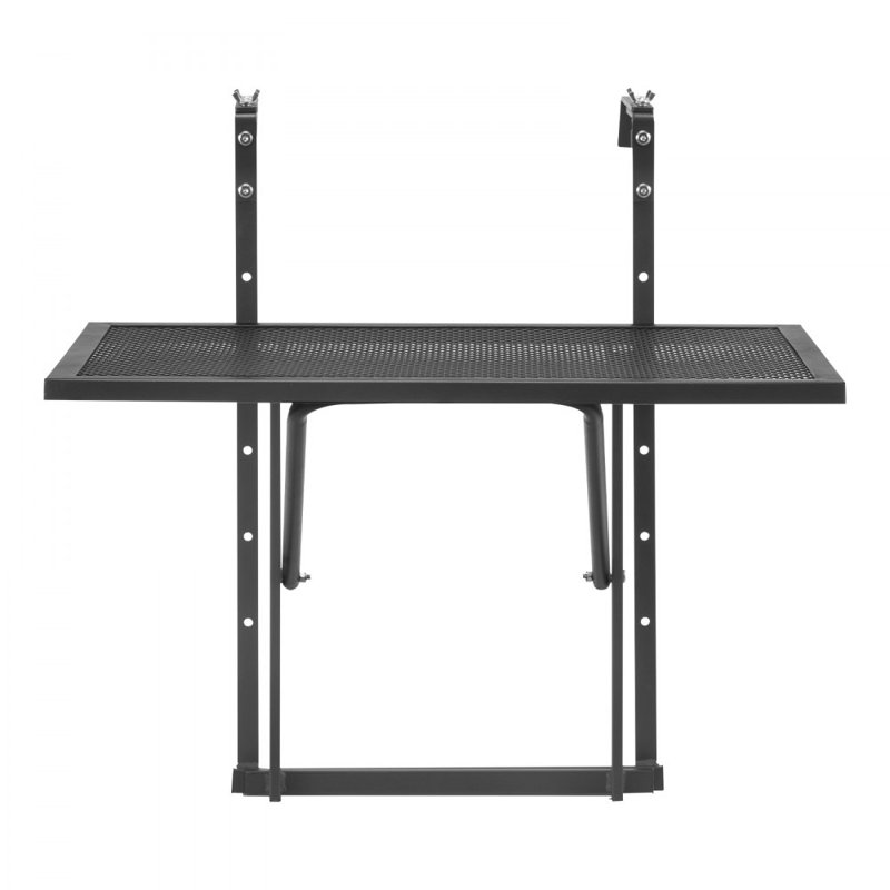 Rectangular Metal Folding Outdoor Balcony Table , 61cm cm W 53cm cm D