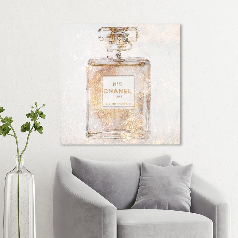 Parfum Glimmer - peinture sur toile, Toile tendue, H 30 po x l 30 po, Sans cadre