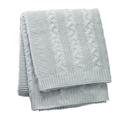 Cable Knit Throw Blanket