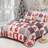 Christmas Patchwork Quilted 3-Piece Bedspread Set-137257643