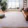 Sos Flat Weave Cotton Solid Color Rug
