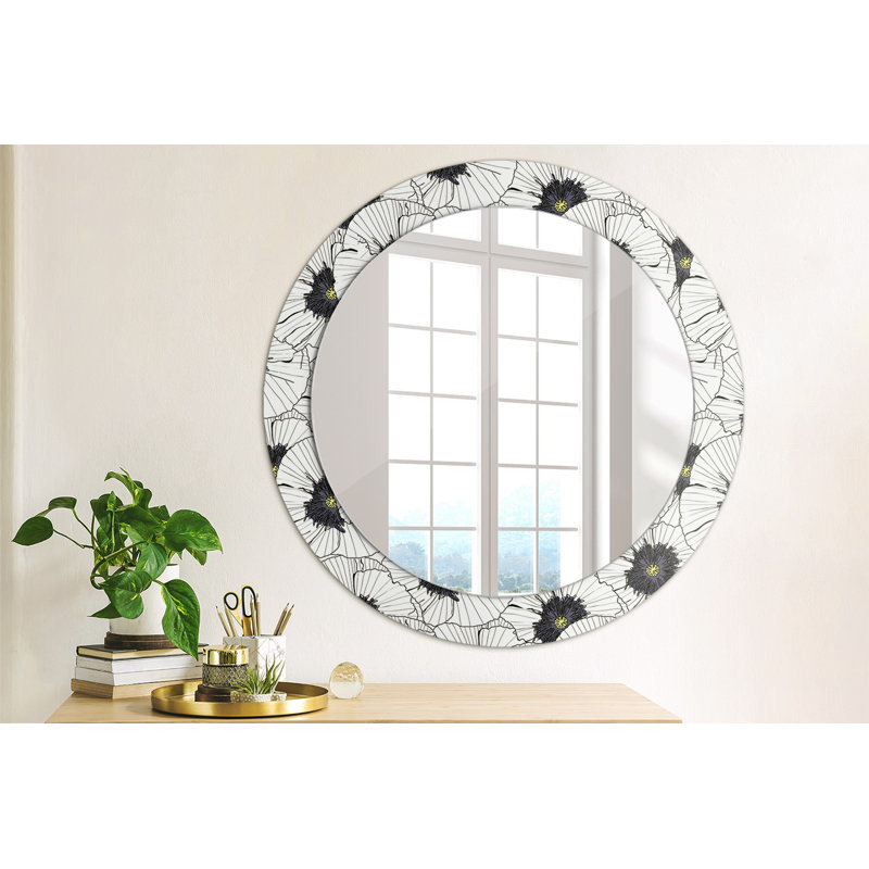 Huldar Glass Flat Wall Mirror
