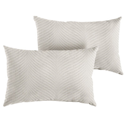 New Sunbrella 2023 Striped Sunbrella® Outdoor Reversible Throw Pillow