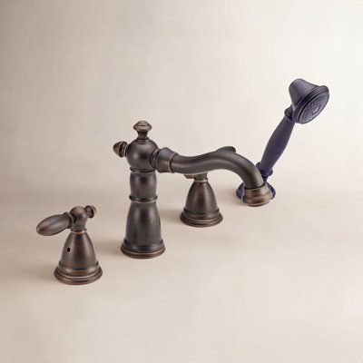 Victorian Deck Tub Filler with Handshower