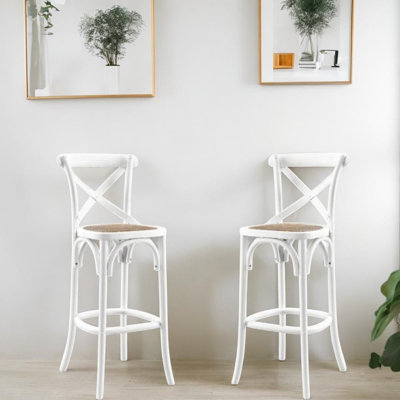 Vintage Crossback Bar Stool
