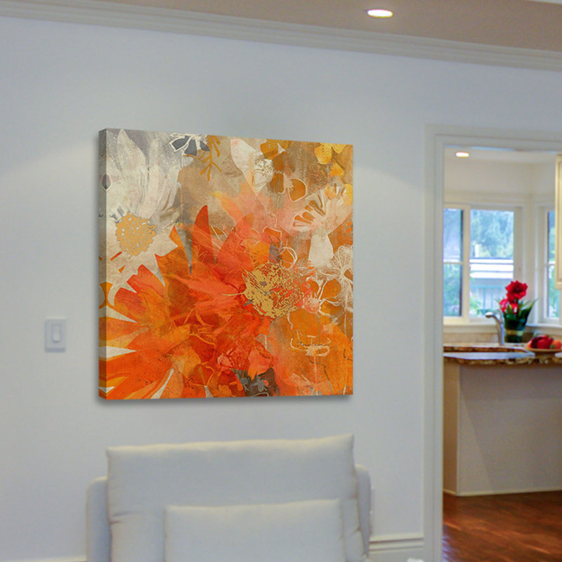 Evelia - Wrapped Canvas Painting, 66cm H x 66cm W x 2cm D