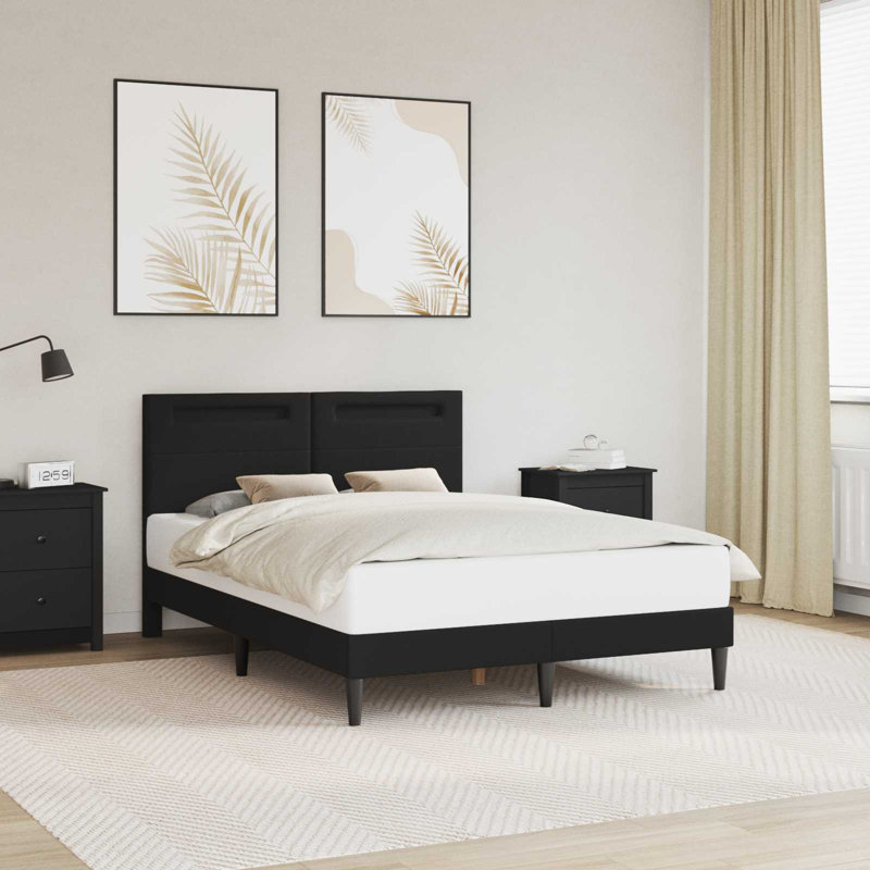 Bed, Double (4'6), Black