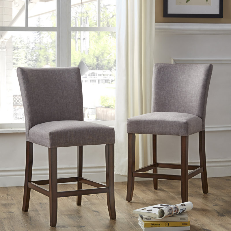 Tabouret de comptoir 26 po Lancaster, Gris