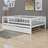 Wood Daybed With Trundle And Fence Guardrails-1255927857