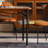Brown Rectangular Solid Wood Dining Table-962758030