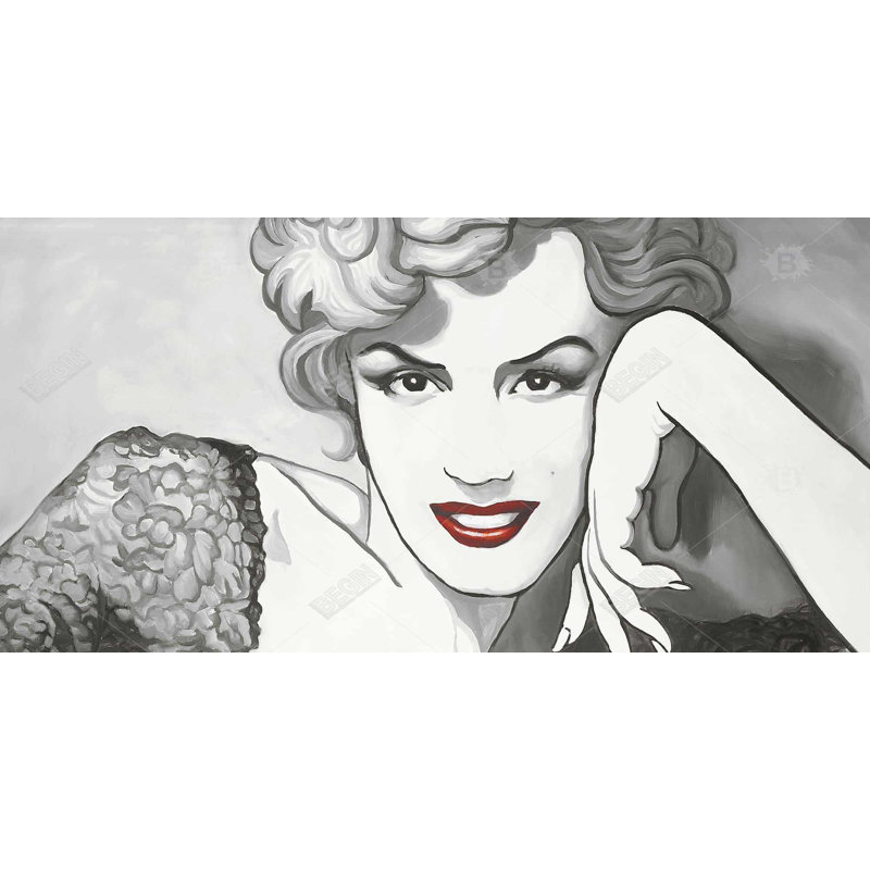 Vintage style marilyn monroe - 15.75"x31.50" Desk mat
