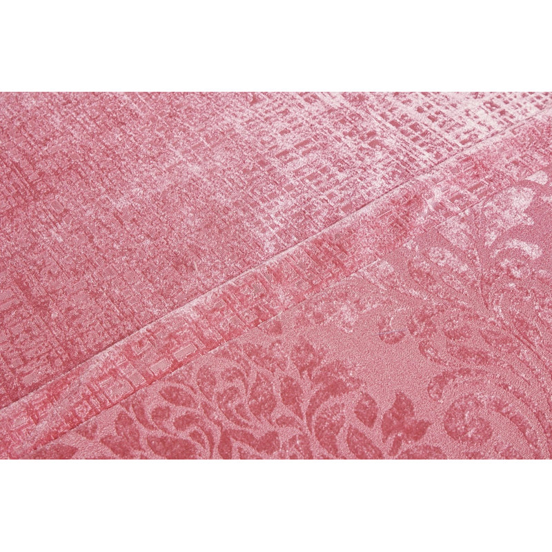 Velvet Duvet Cover, Double Duvet Cover + 2 Standard Pillowcases, Pink