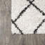 Tapis beige / gris foncé à longs poils Schlosser-673596368