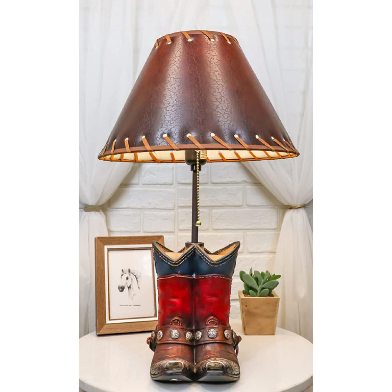 Lampe de table rustique Western