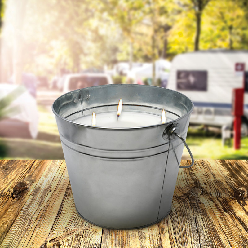 Sierra Mega Citronella 2-Pack Bucket Candle.