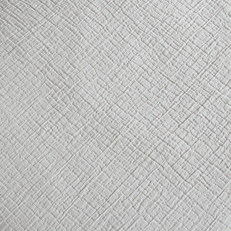Gray Queen Cotton Crinkle Texture Duvet Cover Set