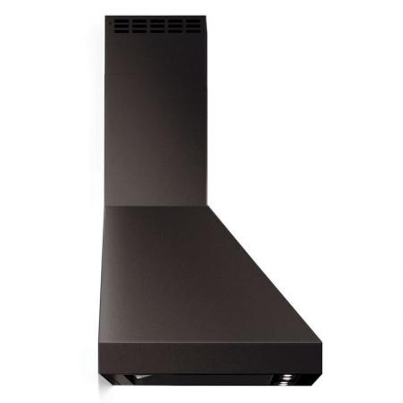 36" 600 CFM Convertible Wall Mount Range Hood, Matte Black, 36"