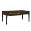 Table basse, 2 tiroirs cannelés