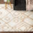 Aderita Toronto Shag Hand Tufted Performance Geometric Rug-19664805