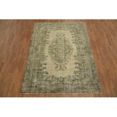 Elegant Vintage Area Rug 6x7