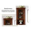 25.59 " W Birch Glass and Solid Wood China Cabinet