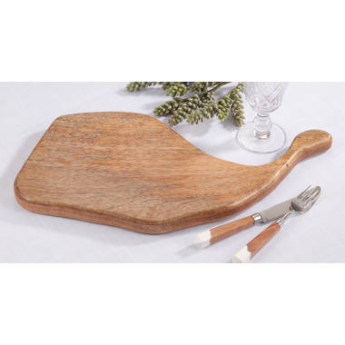 Wooden Cutting Board Leaf Design