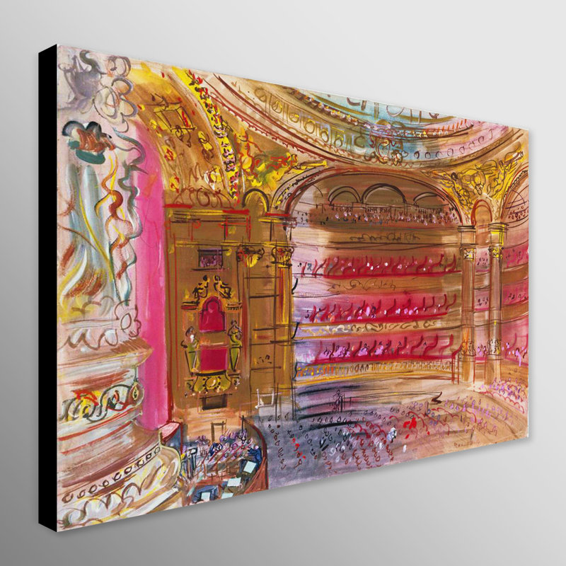 The Opera by Raoul Dufy - Wrapped Canvas Art Prints, 31 cm H x 41 cm W