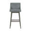 Tabouret pivotant à hauteur réglable en bois et rembourré Dorreen-2124057862-2124057978