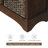 TREXM Rustic Storage Cabinet With Two Drawers And Four Classic Rattan Basket For Dining Room/Living Room-1711268612