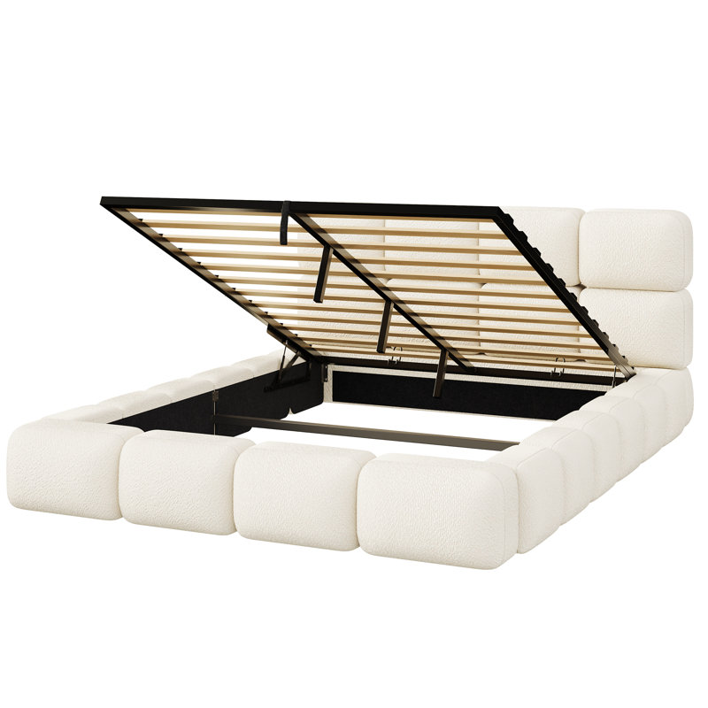 Upholstered Ottoman Bed, 6ft