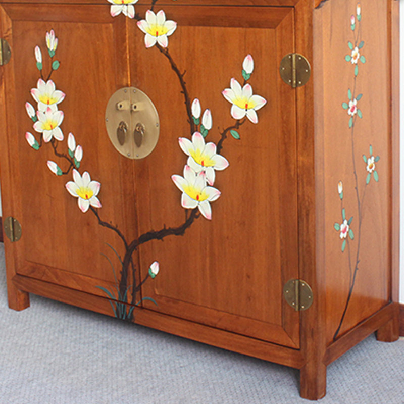Solid  Camphor Wood Entryway Cabinet