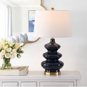 Jesper 27.5'' Navy/Gold Table Lamp