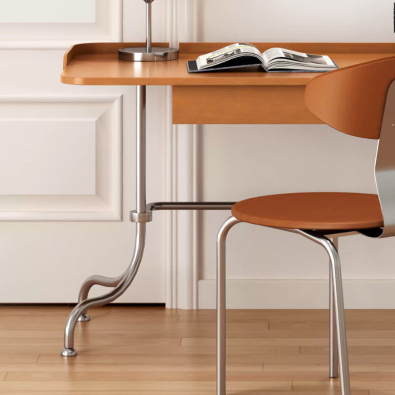 Bureau multifonctionnel stable et simple, Brun