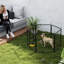 Six-Panel Dog Playpen with Door for Indoor Outdoor Tall-110489385