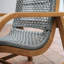 Chaise longue de patio en teck Watkins - Coussin lombaire gratuit