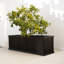 Barros Cedar Wood Raised Garden Bed Planter Box with Bottom Board, Drainage Holes and Liner-1945248144-1945248157