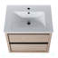 Bathroom Vanity With Ceramic Basin 21.44" H x 24.19" W x 18.12" D