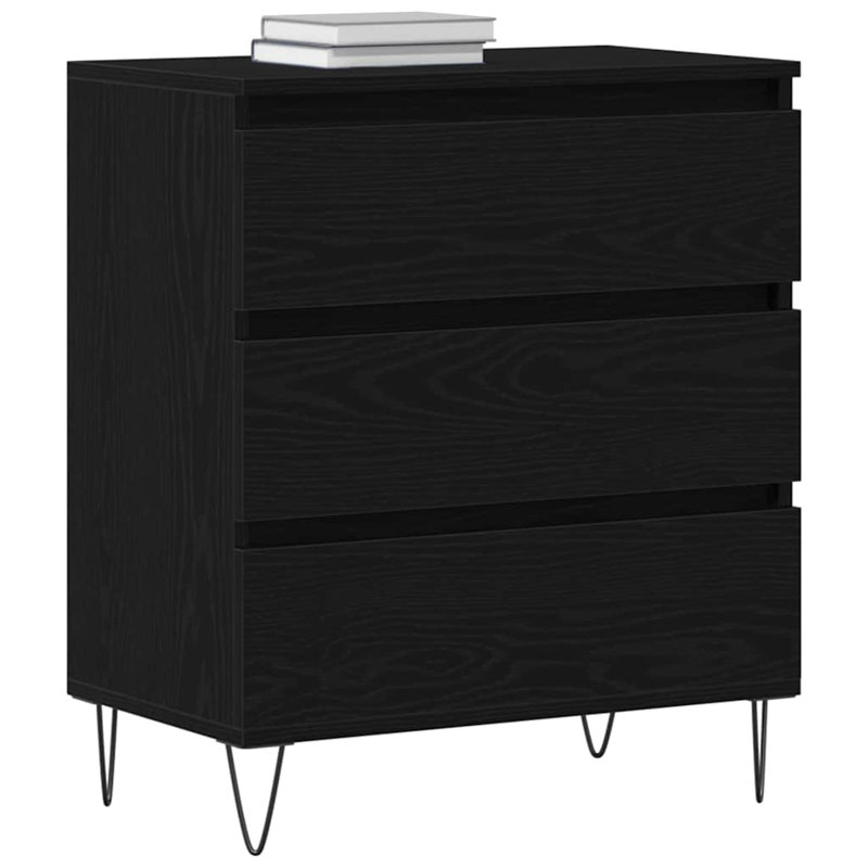 60cm Sideboard, Black Oak