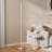 Adjustable Height Dimmable LED Corner Floor Lamp with Remote Control-393630056-401974191