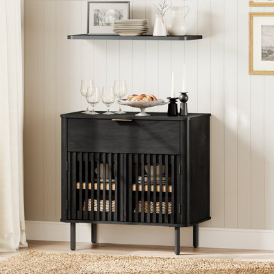 31.5"W Modern Sideboard Buffet Cabinet with Storage, 1 Drawer, 2 Doors for Dinning Room, Kitchen