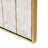 Canvas Leaf Living Room Framed Wall Art with Silver Accents and Gold Frame-1120299858