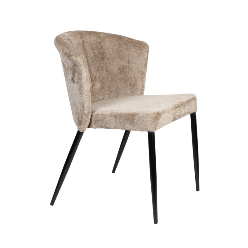 Georgia Upholstered Dining Chair, Beige