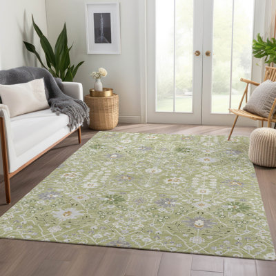Tapis oriental lavable à la machine de qualité supérieure AMF1009 Colmenero
